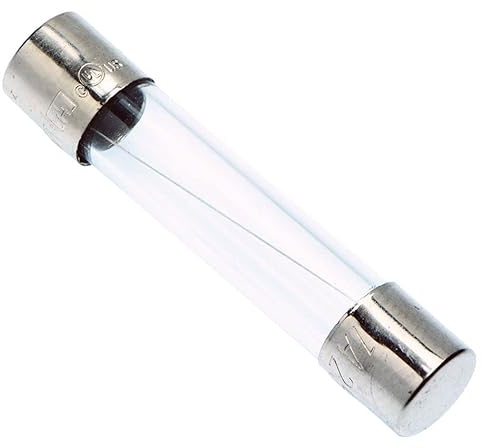 10 x 1 A 6,3 x 32 mm Glassicherung, Zeitverzögerung, T-Verzögerung, für Heimwerker, Hobby, Ersatzreparatur