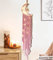 Traumfänger Rosa Traumfänger für Mädchen Schlafzimmer Wanddekoration für Frauen Mond Traumfänger mit Licht Makramee Traumfänger Boho Raumdekor für Teenager Mädchen Geburtstagsgeschenke für Frauen