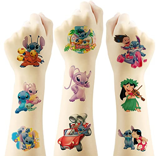 Cute Temporary Tattoo for fans, 20 Sheets Big Temporary Tattoo Body Art Tattoo Stickers,Goody Bag Stuffers Party Bag Fillers (2x2 Inch) …