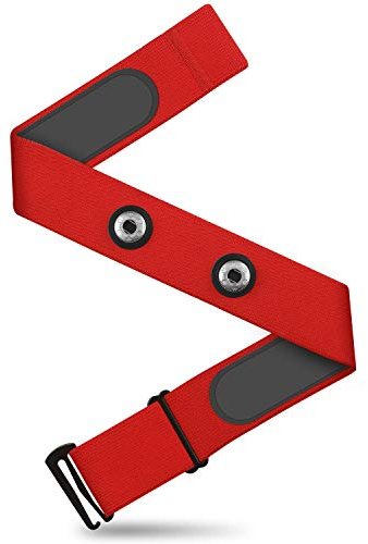 COOSPO Ersatz-Brustgurt für Herzfrequenzmesser, weicher Ersatzgurt, kompatibel mit Wahoo Tickr/Polar H7/Garmin HRM-Dual/Moofit/XOSS/Power Labs COOSPO
