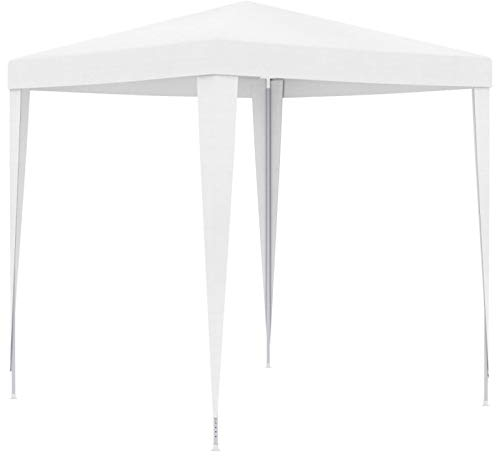 LAPOOH Partyzelt, Party Deko, Festzelt, Pavillon, Garden Decoration, Canopy Tent, Lagerzelt, Gartenpavillon, 2 x 2 m Weiß -at