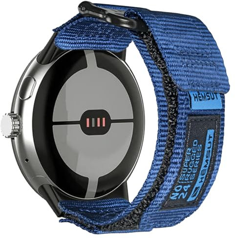 torbollo Nylon Watch Band Compatibile con Google Pixel Watch 2 Band/Pixel Watch Bands, Banda di ricambio per Google Pixel Smart Watch Bands Accessori Uomini Donne