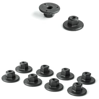 10x Unterboden Verkleidung Befestigung Kunststoffmutter für