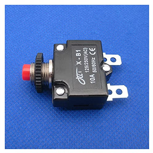 FFIME Disjoncteur 1 pièces compresseur d'air électrique disjoncteur Protection Contre Les surcharges Thermiques Interrupteur sur Courant Protecteur 3A 6A 10A 16A (Color : 10a)