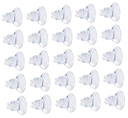 FOMIYES 25stücke Aquarium Saugnäpfe Für Luftschläuche Clips Für Fischbehälter Einfach Anzubringen Für Luftschläuche Stabil Und Wiederverwendbar