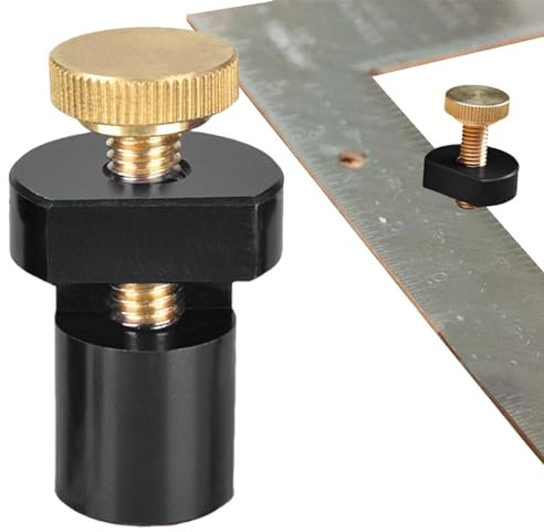 Ladder Stringer Design Tool, Frame Square Ladder Gauge, Aluminum Alloy Frame Square Stoppers, Precision Squaring Aid for Limit Block