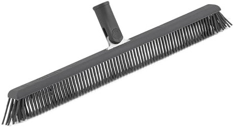 Silicone Broom Head, Rubber Broom for Pet Hair Hardwood Floor, Silicone Brooms for Floor Cleaning, Pet Hair Rubber Broom for Pet Hair on Carpet, Slim Hair Broom for Carpet, by Superio Head Only