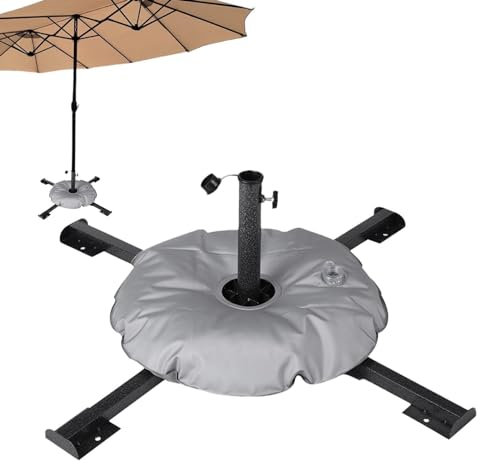 Base Para Sombrilla Plegable Exterior | Soporte para sombrilla de patio | Equipo de pesca para acampar | Accesorios de soporte de Base de sombrilla de playa, piezas de sombrilla de Camping para sombri