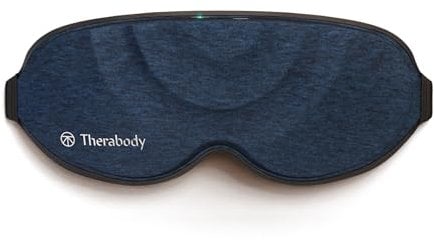 Therabody Sleep Mask, Ultra-Komfortable 100% Abdunkelnde Augenmaske mit Sanfter Vibrationsmassage zur Stress- und Kopfschmerzlinderung & Selbstpflege