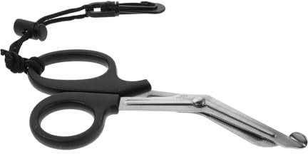 OHPHCALL Tauchschere – Edelstahl Abgewinkelte Angel- Und Jagdschere Schnorchelausrüstung Unterwasser-schneidwerkzeug Notfallseil