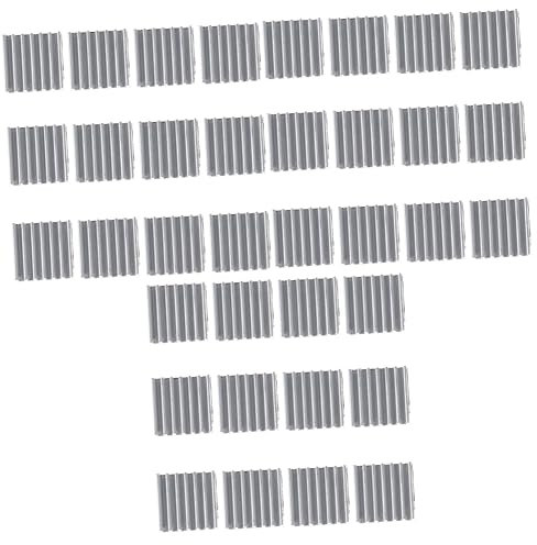 SHINEOFI 72pcs Small Aluminum Heatsink for Ic Chip Cooler Heatsink Cooling Pad Adhesive Glue Suitable for Cpu and Ssd Heat Management