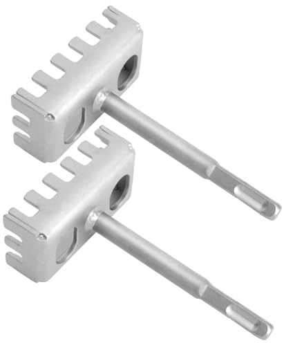 2st Quadratischer Lochschneider, 40CR-Stahl Hochfest Vierkantstanze für Elektrokasten Ausschnittsäge für Löcher in Abzweigdosen Typ 86 Ziegel Beton Zement Stein