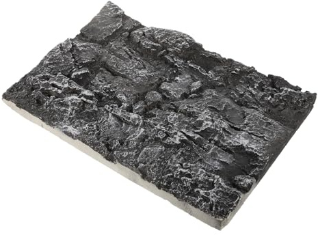 TOYANDONA Reptilien Terrarium Hintergrund Leichtes PU Material Natürliche Felsoptik Langlebig und Formstabil Geeignet für Aquarium Schildkröten und Fischbecken Einfache Rückwand
