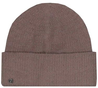 LOEVENICH Beanie | Mit Glitzerelementen | OneSize | Damen | Warme, stylische Mütze für den Winter Taupe