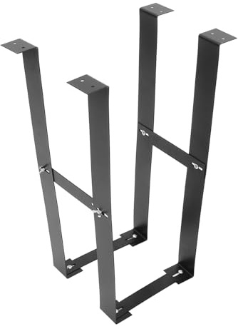 Warmhm Carbon Stahl PC Halterung Untertisch Höhenverstellbar Verstellbarer CPU Halter für Desktop Computergehäuse Stabil und Platzsparend für Büro und Zuhause