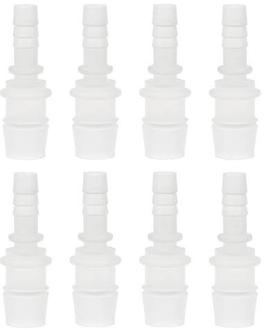 SG Store Lot de 8 Raccords Droits pour Tuyau D'arrosage Diamètre 8 Mm à 14 Mm en Plastique Réducteurs pour L'arrosage Du Jardin.
