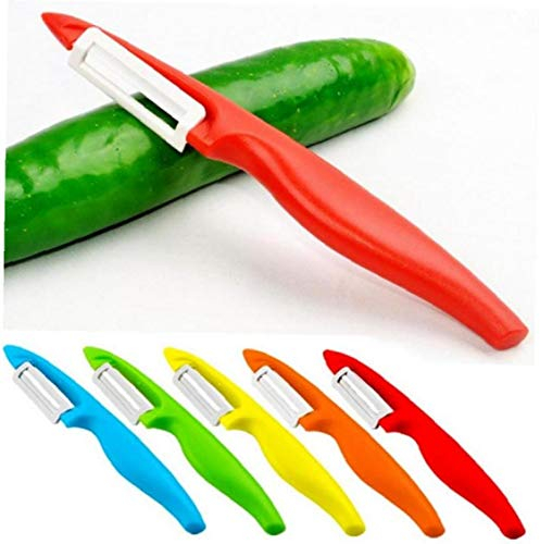 Byfri Keramik-Handbuch Zesters Gemüse Kartoffelschäler Gemüseschneider Obst Melone Planer Reiben Küchenhelfer Werkzeuge (zufällige Farbe)