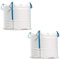 TK THERMALKING - Big Bag Sac de transport pour gravats, bois, déchets de jardin, sable, etc. 90 x 90 x 90 cm, capacité de charge 1000 kg (2)