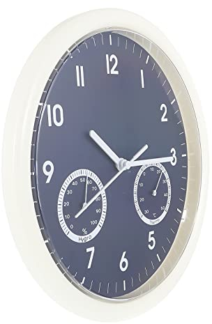 Garneck Runde Leise Wanduhr Hängeuhr Mit Digitale Temperaturanzeige Wanduhr Für Kinder Wanduhr Dekoration Einzigartige Wanduhren Dekorative Wanduhr Rund Um Die Uhr P.s Jahrgang Kleinkind