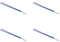 Lampada Led Per Pulsante Comando Illuminabile, Compatibile Con Bticino Living, Compatibile Con Bticino Matix (4 Pezzi, Blu)