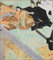 Farbiges Papier-Wandgemälde, Bild, japanisches traditionelles Handwerk (Murasaki Shikibu Tagebuch, Bild-Schriftrolle A)