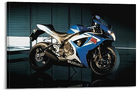 MITIN Motorrad-Poster für Suzuki GSX-R Sportfahrrad, dekoratives Gemälde, Leinwand, Wand und Kunstbild, Familienschlafzimmer-Dekoration, 20 x 30 cm