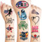 Lacrosse Temporäre Tattoos Aufkleber für Kindergeburtstag, Partyzubehör, Dekorationen, Partyzubehör, Tattoo, Sport, Spieler, Sommer, Lax bis zum Maximum, niedliches Geschenk für Kinder, Jungen,