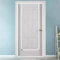 Miaogoo Moustiquaire pour porte de balcon avec fermeture éclair, maille adhésive durable - Ventilation - Porte coulissante - 80 x 210 cm - Blanc-U