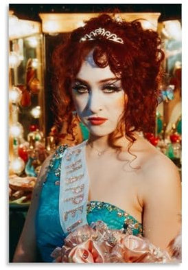 Chappell Roan Poster, Album, Poster, Leinwand, farbecht, Wandkunst, dekoratives Gemälde für Wohnzimmer, Schlafzimmer, Heimdekoration, 30 x 45 cm, ungerahmter Stil