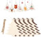 40 Pièces Panneau Sapin de Noël en Bois Pendentif en Bois de Noël Bois de Sapin de Noël Décorations de Sapin de Noël en Bois pour Les Décorations Arbre de Noël DIY ou comme étiquette de Cadeau de Noë