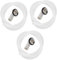 3 Pz Kit Scarico Climatizzatore Mini Condizionatori D'aria Portatili Mini Condizionatore D'aria Portatile Condizionatore Split Raccordo a Gomito Del Tubo Di Scarico Abs WOONEKY