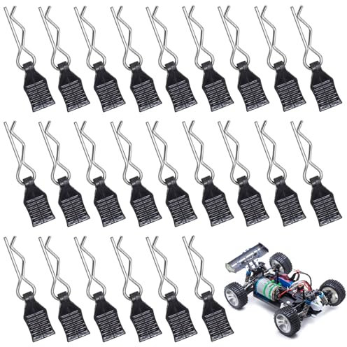 24 stücke RC Körper Shell Pin, RC Karosserie Clips Deerc Ersatzteile mit Aufreißlaschen für 1/18 1/16 1/14 18859 18858 18859A 16889 2105 Zubehör Ersatz 24 Stück H166