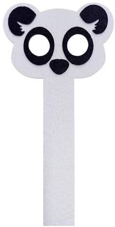 Jtnohx Tierisches Kinder Lesezeichen, 8PCS Panda Lesezeichen,Niedliches Buchzubehör aus Filz für Frauen,Lustiges Lesezubehör für Buchliebhaber Studenten Lehrer Schule Haus