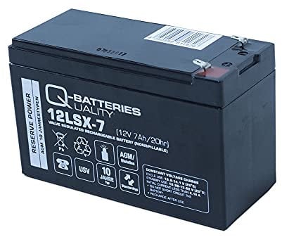 Q-Batteries 12LSX-7 12V 7Ah AGM Batterie 10-Jahres Batterie