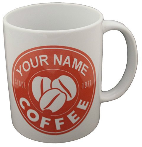 Costa Coffee Personalised Name & Birth Year Mug Tea Coffee Novelty Birthday Gift (Mug+Coaster)