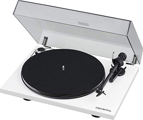 Pro-Ject Essential III Phono Turntable, 33/45 RPM speed, White