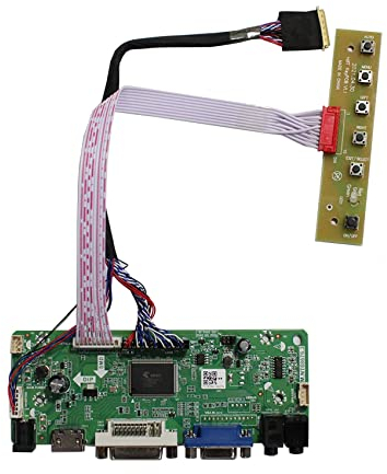 VSDISPLAY DVI VGA LCD Controller Board für B156HW01 LP156WF1 N156HGE-L11 17,3 LP173WF1-TL N173HGE-L11 B173HW01 1920x1080 LED 40Pin LVDS LCD Bildschirm