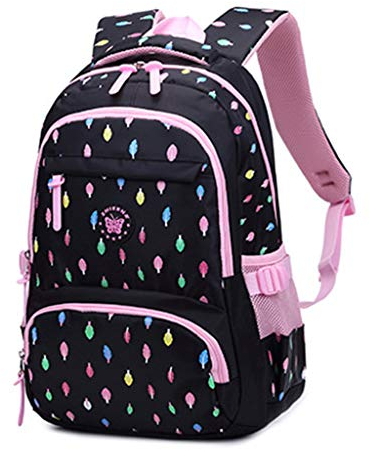 IvyH Rucksack Mädchen Schulrucksack Große schulranzen für Mädchen Wasserdicht Kinderrucksack für mädchen 3-6 Klasse（8 9 10 11 12 Jahre）