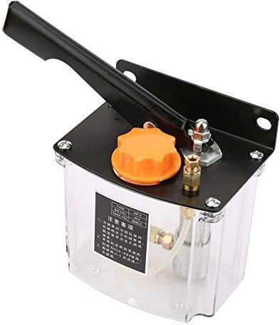 Pompa per Olio lubrificante Manuale HP-5L 650CC Oliamento lubrificazione a Mano 4 mm per CNC Punzonatura Tornio Fresatrice