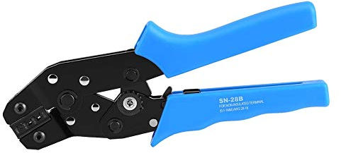 Samfox Crimpadora Dupont Prensa Terminales Crimpadora Terminales Herramientas Crimpadora SN-28B Ajustable Pin Socket Prensa Terminal Herramienta Crimpadora para