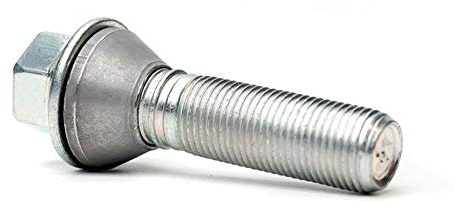 H&R Radschraube Kegelbund mit bewegliche Kegelbund M14x1.25 - Länge 46mm (z.B. kompatibel mit BMW)