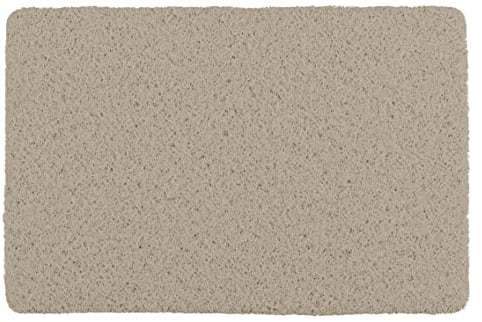 WENKO Badematte Loop Indoor & Outdoor Taupe, 40 x 60 cm - Badvorleger für Dusche, Bad, Pool, Sauna mit rutschhemmender Struktur, Kunststoff, 40 x 60 cm, Taupe