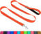 Taglory Dog Leads for Small Medium Dogs | Double Sided Reflective | Soft Neoprene Padded Handle | 2 cm Wide by 180 cm Long | Orange