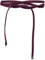 FISH IN THE SEA - Super Slim 1cm - schmaler Obi Gürtel - Bordeaux - Weinrot - Wickelgürtel - Taillengürtel - Bindegürtel - Echtleder - Damen - Länge 245cm/ Breite 1 cm