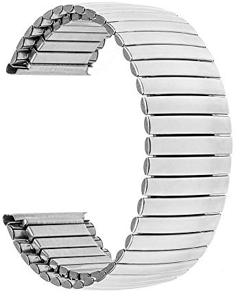 Uhrenarmbänder, Edelstahl Armband Universal Link Armband Silber 16-24 mm