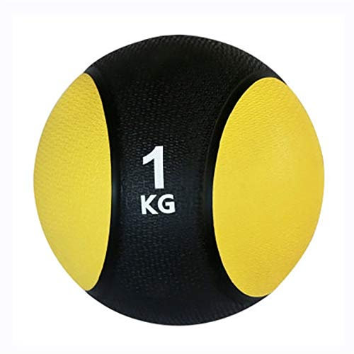 Medizinbälle Trainingsball Für Erwachsene Fitness, Home Aerobic Übungsarm Training Solide Gummi-Bouncy Ball, 1kg / 2kg / 3kg / 4kg / 5kg / 6kg / 7kg / 8kg / 9kg / 10kg (Size : 1KG)