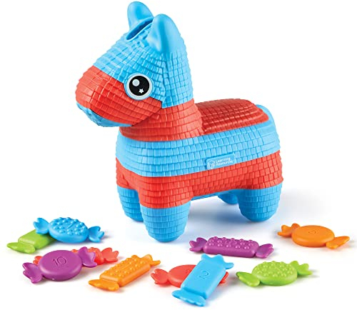 Learning Resources Pia the Fill & Spill Piñata, Top Toddler Toys, Preschool, Fine Motor Skills, Educational Toys, 11 Pieces, Age 18 Months