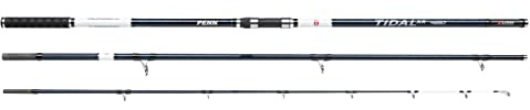 Penn Tidal XR Beach Caster Rute | Hochmodulige 30T/40T Carbon-Surfcasting-Rute mit X-Wrap-Technologie | Fuji O-Ringen | Extrem Weite Würfe für Festspulen- und herkömmliche Rollen | 4,80 m