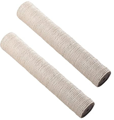 perfk Poste de rascado de Gato DIY, reemplazo de Poste de rascador de Gato de Juguete Interactivo de 2,75 Pulgadas de diámetro, recambios, Protector de, 25 cm de Altura