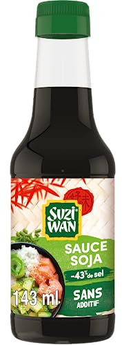 SUZI WAN Sauce Soja Allégée en Sel 143ml